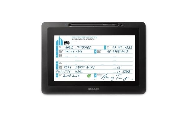 Wacom DTU-1031AX - Digitaliserer m/ LCD display - 22.3 x 12.5 cm - elektromagnetisk - kablet - USB