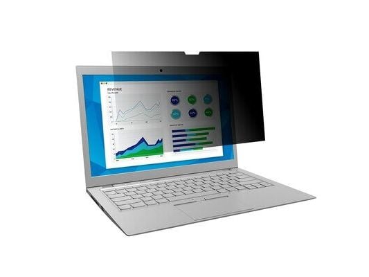 3M PFNDE015, 39,6 cm (15.6"), 16:10, Laptop, Rammeløst skjermfilter, Anti-gjenskinn, Privatliv, 29,02991168 g