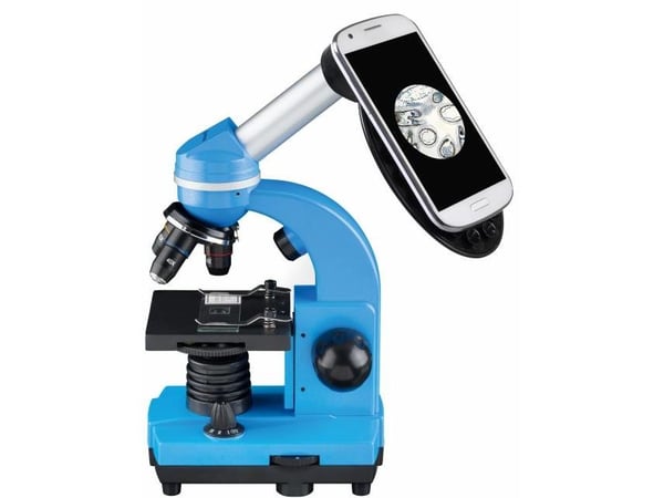 Bresser Optics Junior, Digitalt, Blå, Aluminium, Plast, 1600x, 40x, LED