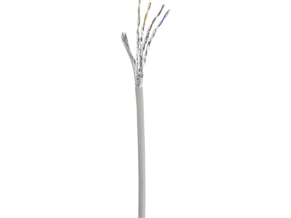 Renkforce RF-4724292, 0,15 m, Cat6, S/FTP (S-STP), RJ-45, RJ-45, Grå