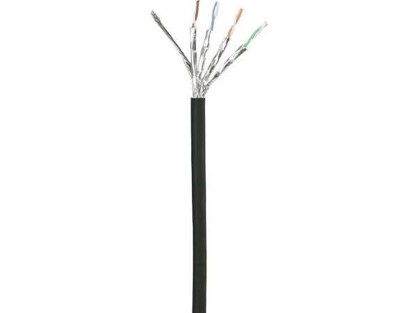 Renkforce RF-4737374, 0,15 m, Cat6, S/FTP (S-STP), RJ-45, RJ-45, Sort