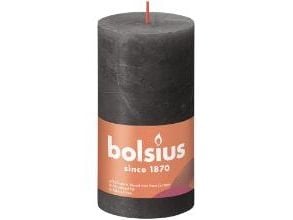 Lohkokynttilä Ø68x130 mm Polttoaika 60 tuntia Rustic Anthracite Grey,4 kpl/krt