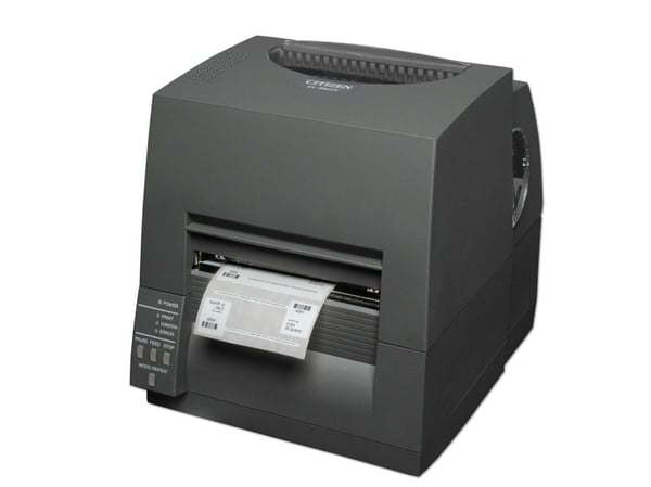 Citizen CL-S631II - Etikettskriver - direktetermisk / termisk overføring - Rull (11,8 cm) - 300 dpi - inntil 100 mm/sek - USB, RS232 - svart