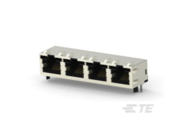 TE Connectivity MODULAR JACKS - INVERTED AND LEDSMODULAR JACKS - INVERTED AND LEDS 5406552-1 AMP