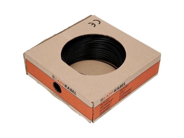 Lapp H05V-K, 100 m, Musta, PVC-muovi, 7,2 kg/km, 12 kg/km, 2000 V