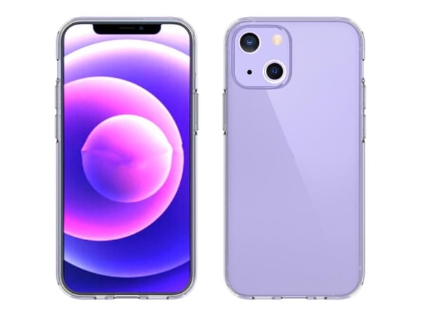 eSTUFF Clear soft Case for iPhone 13 mini, Suojus, Apple, iPhone 13 mini, 13,7 cm (5.4"), Läpinäkyvä