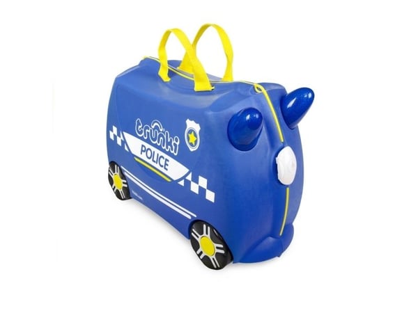 Trunki 1568282932, Resväska, Svart, Blå, Vit, Gul, Plast, 4 hjul, CE, 18 l