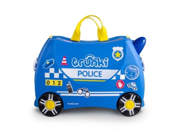 Trunki Lasten matkalaukku Trunki Percy Poliisiauto