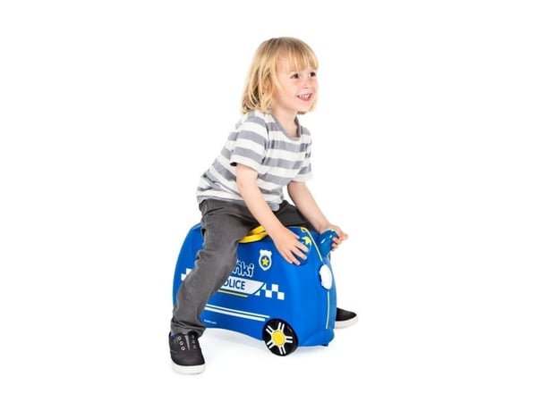 Trunki Lasten matkalaukku Trunki Percy Poliisiauto