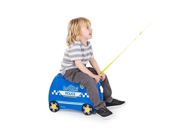 Trunki Lasten matkalaukku Trunki Percy Poliisiauto