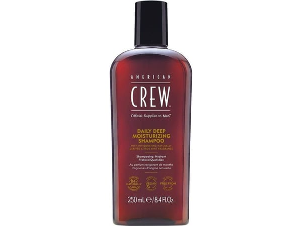 American Crew, Daily Deep Moisturizing, Vegan, Hair Shampoo, For Nourishing, 250 ml