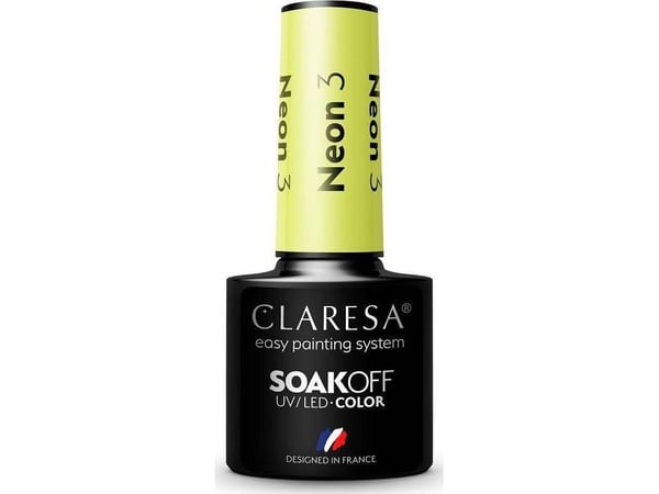 Claresa Claresa Soak Off UV/LED Neon hybridlakk 3 5g
