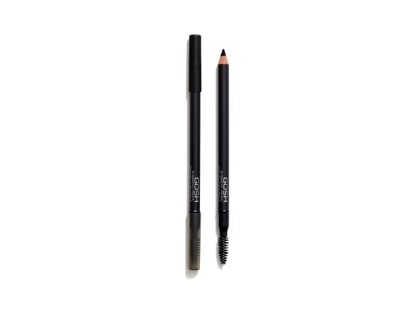 Gosh øyenbrynsblyant med pensel Soft Black