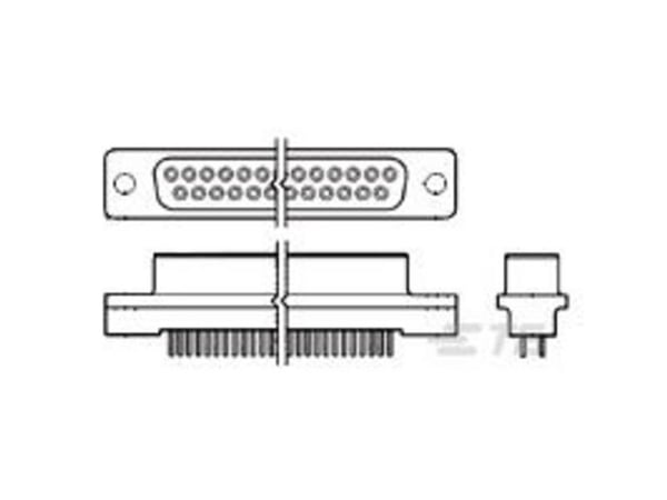 TE Connectivity 5745079-4 DSUB-kontakt (1 st) Tube