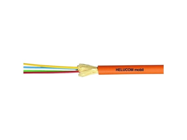 HELUS 80534-100 fiberkabel Multimode OM2 Orange 100 m