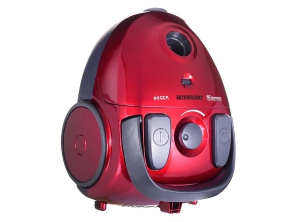 Brock Electronics BVC 5002 RD, 700 W, Trommelvakuum, Tørr, Uten pose, 1,5 l, 76 dB