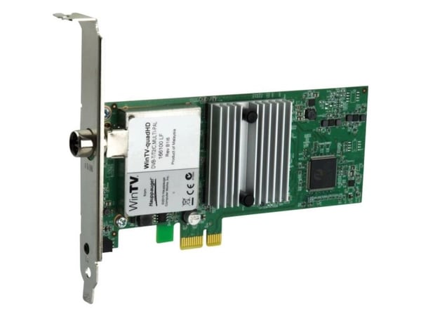 Hauppauge WinTV quadHD – Digitaalinen TV-vastaanotin – DVB-C, DVB-T2, QAM – HDTV – PCI Express x1