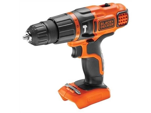 Black & Decker BDCH188N-XJ, Boremaskin med pistolgrep, Sort, Oransje, 1 cm, 1350 RPM, 2,5 cm, 1 cm