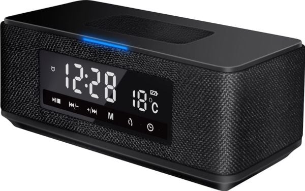 Platinet PMGQ15B, 10 W, Trådløs, Stereo bærbar høyttaler, Sort, LCD, Universell