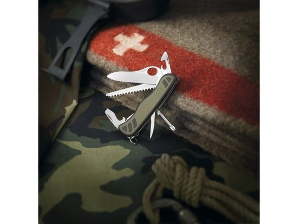 Victorinox Swiss Soldier''s Knife 08, Klappkniv med lås, Multiverktøyskniv, 18 mm, 131 g