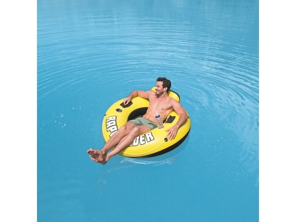 Bestway 43116, Svart, Gult, Svømme sete, Vinyl, 122 cm, 485 mm, 2,02 kg