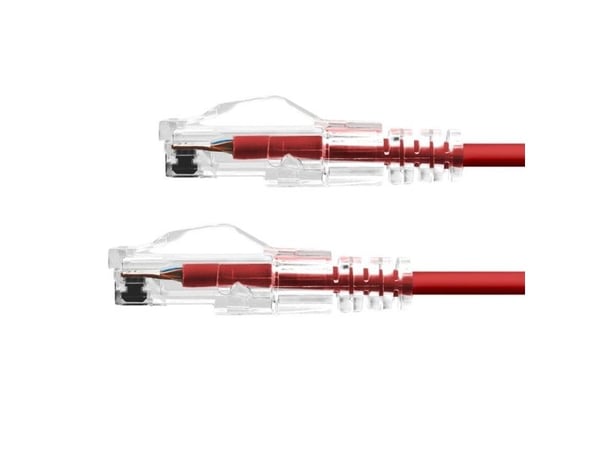 ProXtend Ultra Slim - Koblingskabel - RJ-45 (hann) til RJ-45 (hann) - 5 m - 3.6 mm - UTP - CAT 6 - halogenfri, flertrådet - rød