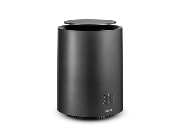 Duux Threesixty 2, Sähkökäyttöinen lämpötuuletin, Keraaminen, Android, iOS, Sisätila, Vastaanotto, Taulukko, Harmaa