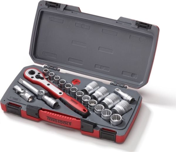 Teng Tools verktøysett T1221 21 deler (167240100)