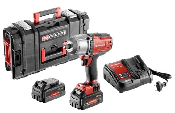 Facom CL3.CH18SP2, Slagtrekker, Sort, Rød, 1/2", 1625 Nm, 400 RPM, 1200 RPM