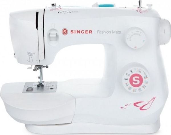 SINGER Fashion Mate, Hvit, Automatisk symaskin, Sying, 4 Steg, Variabel, Jekk, Rotasjon