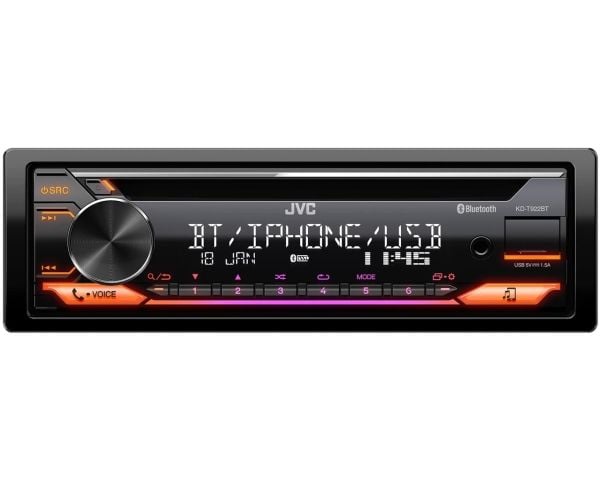 JVC KD-T922BT Bilradio med Bluetooth - 1-DIN