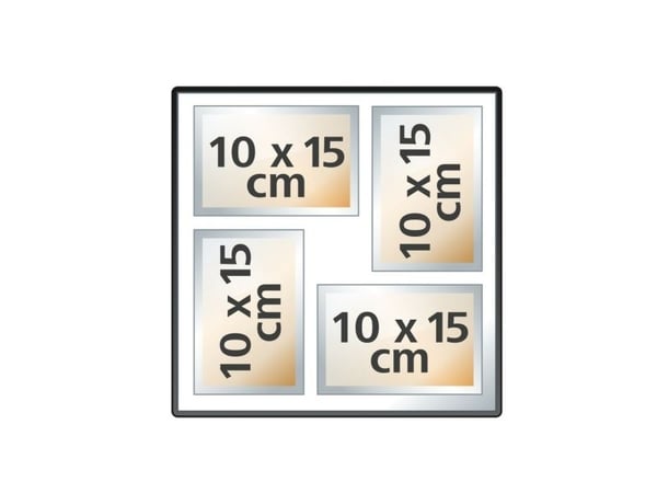 Hama Graphic, Flerfarget, 320 ark, 10 x 15, Hvit, 80 ark, 300 mm