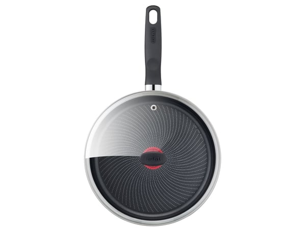 Tefal Start''easy C26732, Pyöreä, Kuullotuspannu, Musta, Titaani, Alumiini, Lämpöpiste