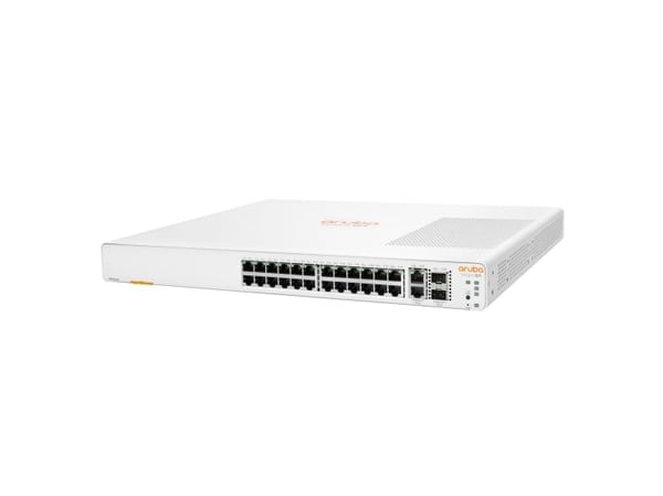 HPE Networking Instant On 1960 24G 2XGT 2SFP+ Switch - Switch - Styrt - 24 x 10/100/1000 + 2 x 10 Gigabit SFP+ + 2 x 100/1000/10GBase-T - rackmonte...