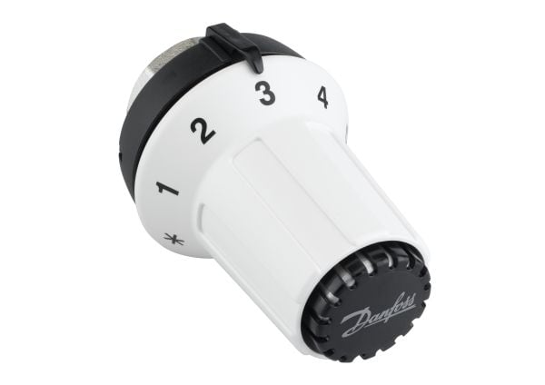 Danfoss 013G5025, Sort, Hvit, Plast, Rotasjon, 8 - 28 °C, 140 g, 150 g