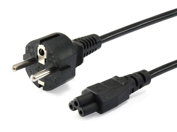 Equip 112151, 3 m, Virtapistoke tyyppi F, C5 liitin, H05VV-F3G, 250 V, 2.5 A Equip 112151, 3 m, Virtapistoke tyyppi F, C5 liitin, H05VV-F3G, 250 V, 2.5 A