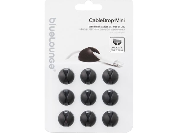 Bluelounge CableDrop Mini, Magnetisk, Plast, Röd