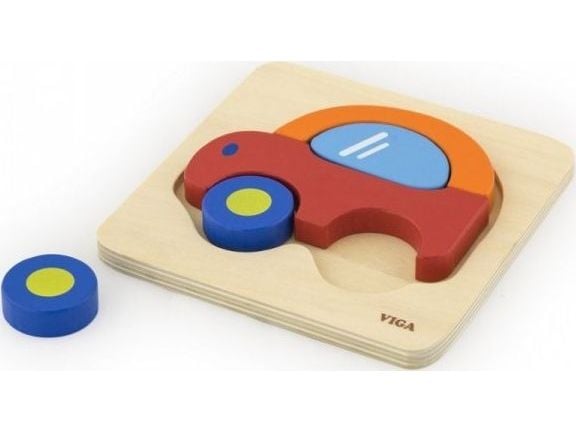 Viga 50172 Første puslespill for baby – bil VIGA 50172 (1804)