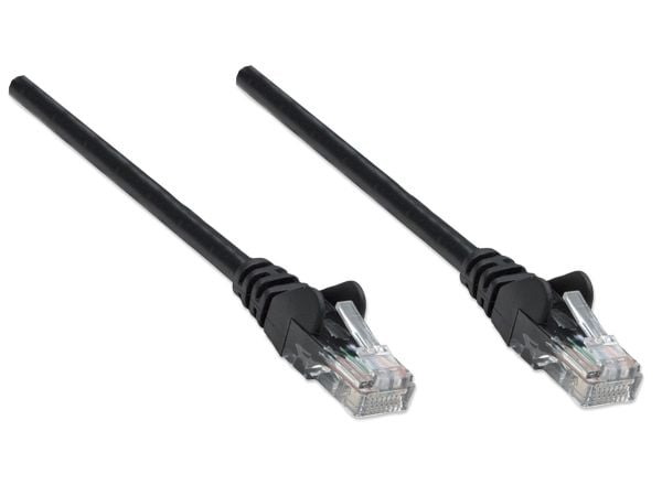 Intellinet Cat5e UTP 10.0m 5 Pack, 10 m, Cat5e, U/UTP (UTP), RJ-45, RJ-45, Svart