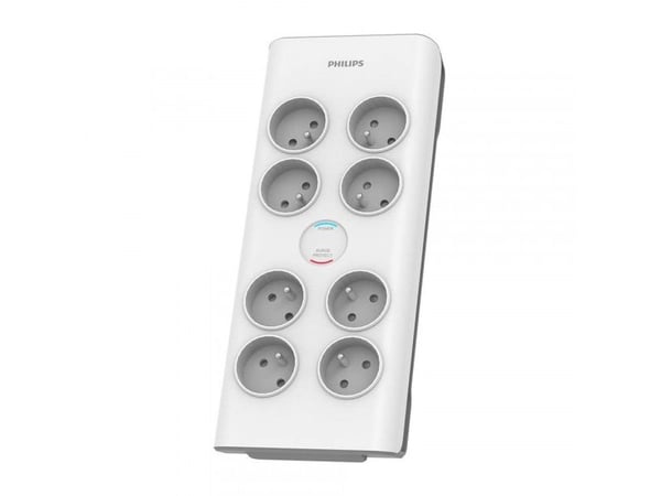 Philips SPN7080WA/60, 900 J, 8 AC-utganger, 3680 W, 16 A, Hvit, 2 m