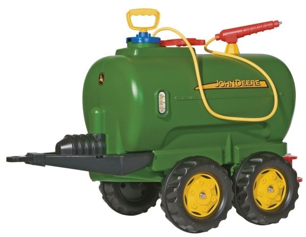 Rolly Toys rollyTrailer tank John Deere to-akslet + pumpe