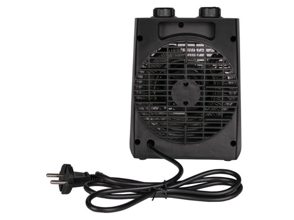 Steba FH 504, Viftedrevet elektrisk romvarmer, Innendørs, Sort, Rotasjon, 2000 W, 1000 W