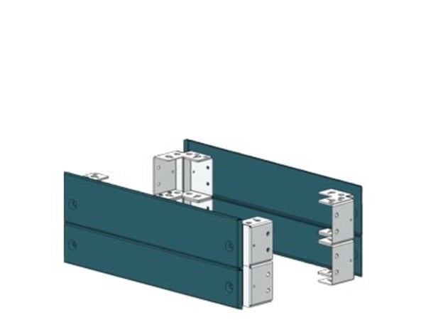 Siemens 8PQ1020-0BA02 sokkelkanter B x H 850 mm x 200 mm stål grønn 1 stk