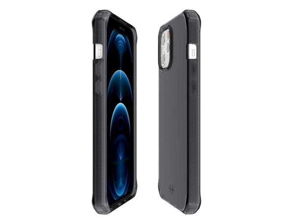 ITSKINS Spectrum Clear, Suojus, Apple, iPhone 12 Pro Max, 17 cm (6.7"), Musta