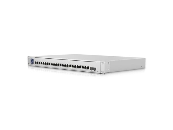 Ubiquiti UniFi Enterprise XG 24 - Switch - L3 - Styrt - 24 x 100/1000/2.5G/5G/10GBase-T + 2 x 25 Gigabit SFP28 (opplink) - rackmonterbar - AC 120/2...