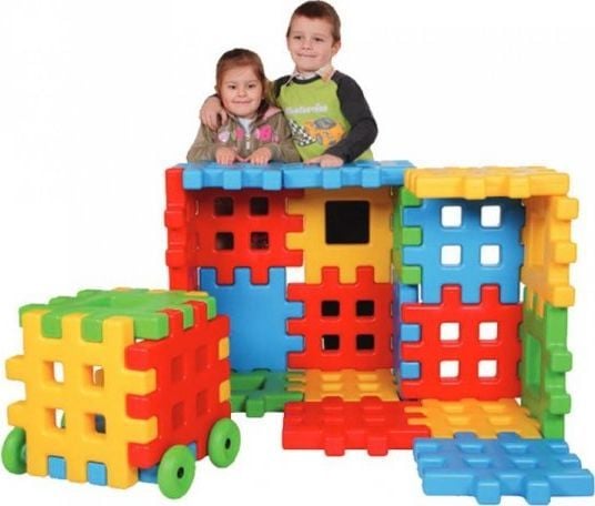 Woopie pedagogiske klosser Wafle 20 stk ute/inne