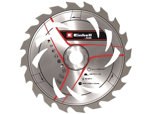 Sagblad til sirkelsag TE-CS 18/165 TE-PS 165 20Z