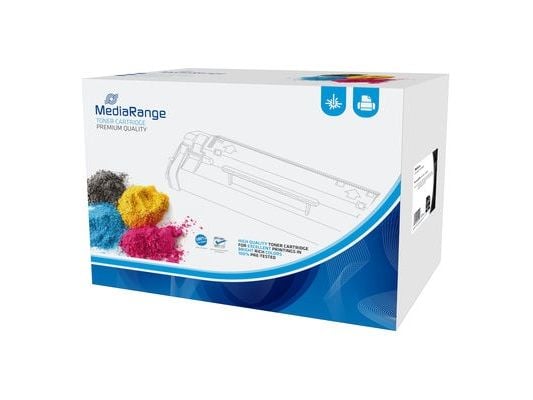MediaRange - Svart - kompatibel - tonerpatron (alternativ for: Lexmark 50F2H00) - for Lexmark MS310, MS410, MS510, MS610