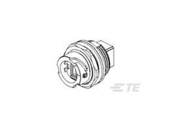 TE Connectivity Straight, Panel Mount, Socket- Single Port Type B 2.0 USB Connector