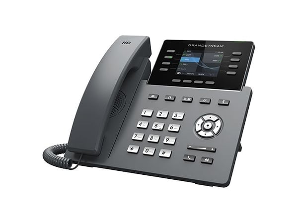 Grandstream GRP2624 - VoIP-telefon - IEEE 802.11a/b/g/n/ac (Wi-Fi) / Bluetooth - 5-veis anropskapasitet - SIP, RTCP, RTP, SRTP - 8 linjer